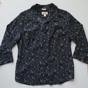 3/4 Sleeve Talbots dress shirt